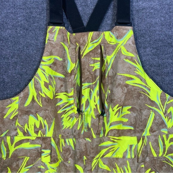 The North Face NWT Women’s 1X Short Neon Freedom Bib Ski Pants Dryvent Overalls - Picture 4 of 16